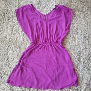 Express Like New Large Purple Dress